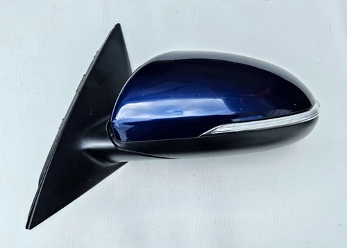 16-20 Kia Optima Left Door Mirror  Blue M5U OEM assy  87610D5150 W Blind Spot