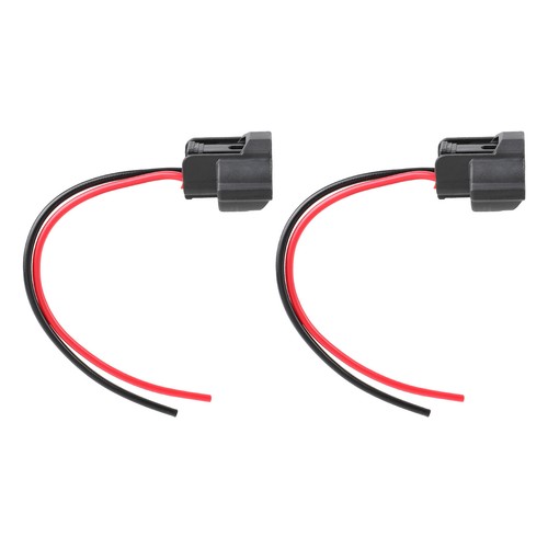Pair Wire Pigtail Female Y H9 Harness Head Light High Beam Socket Connector Plug - Picture 5 of 10