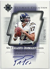 2004 Upper Deck Ultimate Collection Signatures Philip Rivers Auto RC #US-PR /275