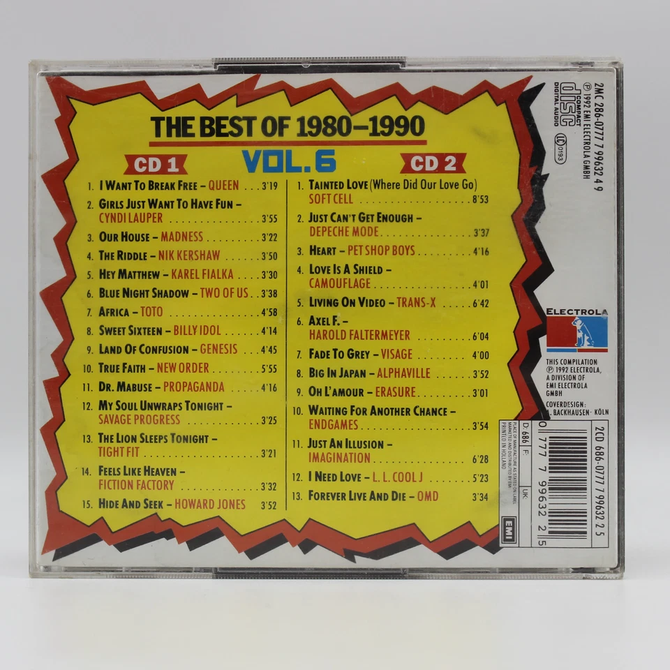 Musik CD | Best of 1980-1990 Vol.6 | Disc poliert - Bild 2 von 2