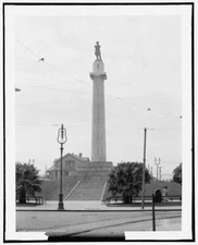 8" x 10"  1906 Robert E Lee Monument,sculpture,statues