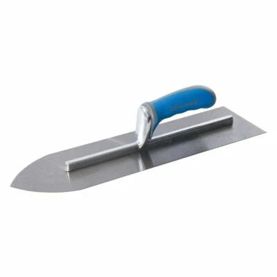SILVERLINE-TOOLTIME Pointed Flooring Trowel Fitters Soft-Grip Screeding 400mm DIY Tools Floor S148