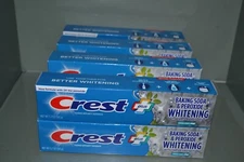 (8) Crest Baking Soda & Peroxide Whitening Toothpaste, 5.7 oz Each, Exp 12/25+