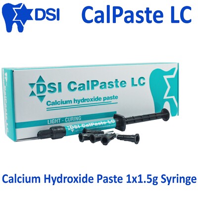 DSI CalPaste LC Dental Röntgenopake lichtgehärtete Calciumhydroxidpaste 1,5g