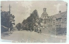 Vintage Friths Postcard Ingrave Road and Grammar School Brentwood 