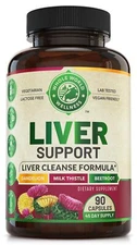 Advanced Liver Cleanse Detox & Repair Formula for Adult with Milk Thistle Org...