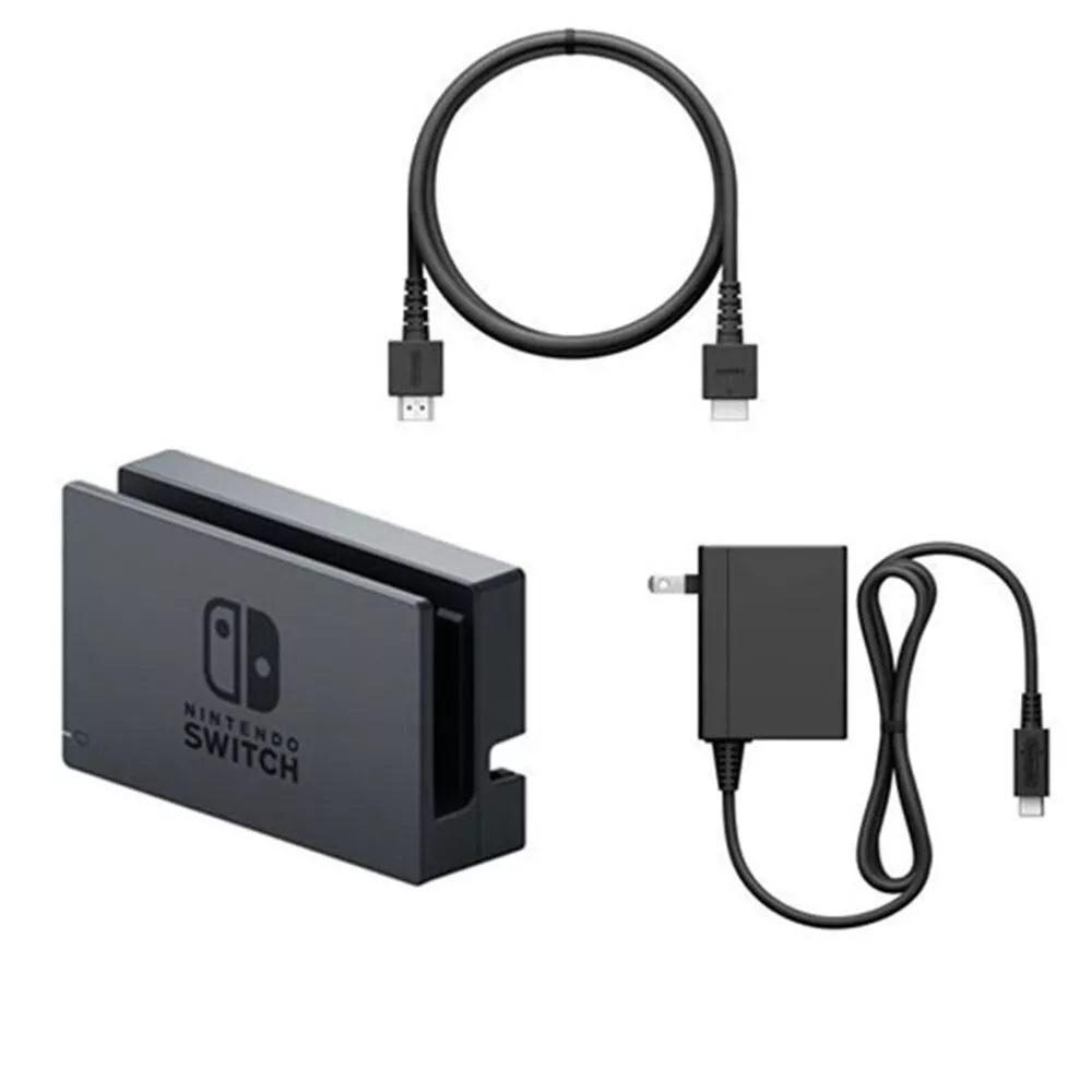 Connectique et chargeur console GENERIQUE Station d'accueil pour  Nintendo Switch,adaptateur HDMI compatible et mode TV - Noir