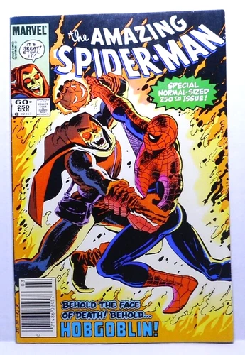 Amazing Spider-Man #250 FN Newsstand  Hobgoblin  Marvel 1984