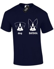 DOG BAT DOG MENS T SHIRT FUNNY MAN UNISEX DESIGN QUALITY SUPERHERO LOVER JOKE