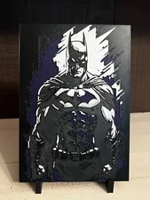 Handmade 3D Printed Batman Art | DC Comics Decor | Dark Knight Collectible Blue