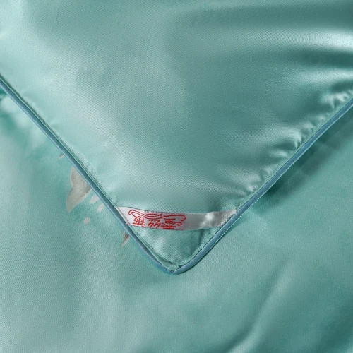 Edredón de seda morera edredón edredón edredón king ropa de cama jacquard relleno Foto 3 de 4