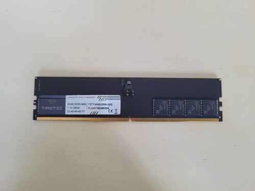 Timetec 32GB DDR5 4800MHz UDIMM Desktop RAM 75TT48NU2R8-32G CL-40-40-40-77
