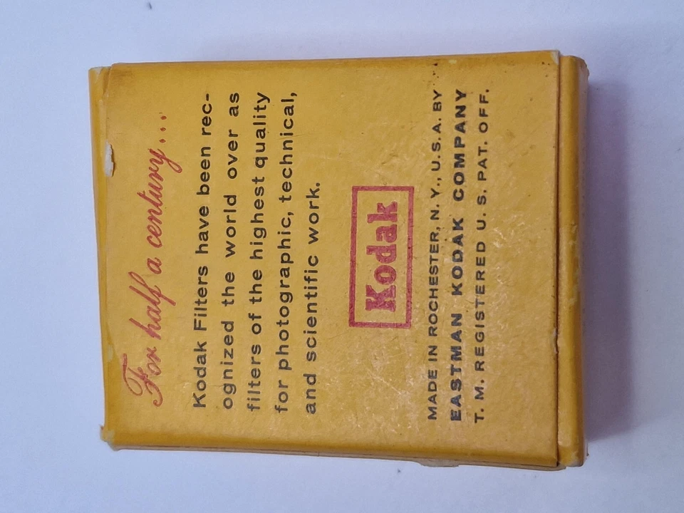 Kodak Series IV 4 Skylight 1A Drop-in Filter With Case, Box & Information Sheet - Image 2 of 4