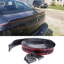 For Mazda 2 3 6 MX-5 60” Carbon Fiber Rear Roof Trunk Spoiler Wing Lip Sticker