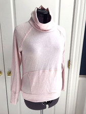 RBX Sweatshirt Cowl Neck Pink Long Sleeve Athletic Soft Rayon Blend Size M