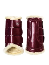 Equestrian Stockholm Brushing Boots Bordeaux  Full