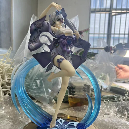 Genshin Impact Figur Kamisato Ayaka Anime Statue Modell Sammlerstück Spielzeug mit Box - Bild 4 von 8