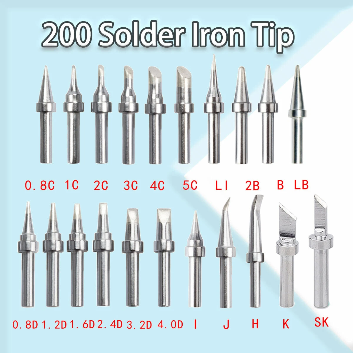 Quick Soldering Iron Tip for Quick 203H Solder Station Tips Replace