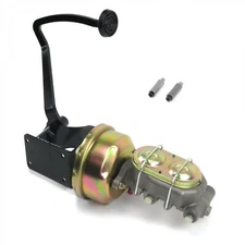 1940-1948 Chevy 7 Single Power Brake Pedal Kit ST Drum/Drum 3" Rubber Pad