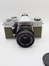 Praktica MTL 3 35mm SLR Camera w/ Pentacon Auto 1.8/50 MC - Olive Green Leather
