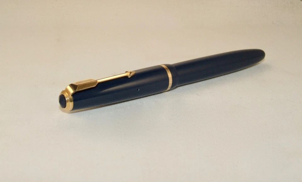 VINTAGE PARKER DUOFOLD SENIOR FOUNTAIN PEN - AERO-FILL - SUPERB - C1954 - Image 3 of 4