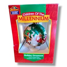 Vintage Large Toys R Us Children Of The Millennium Holiday Ornament