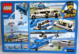 Lego CITY 3222 ~ HELICOPTER AND LIMOUSINE ~ Retired NEW  SEALED Pilot Driver