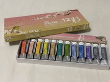 Holbein Artists’ Gouache Traditional Colors of Japan Irodori Spring Set  12*15ml