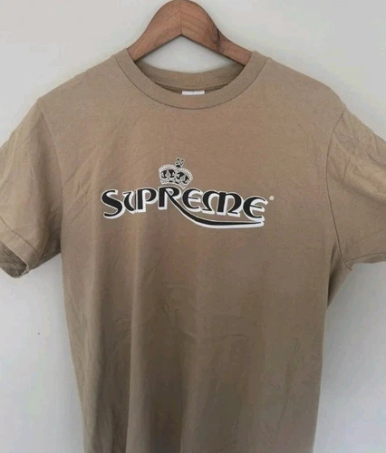 T Shirt Supreme Crown SS23 Khaki Taglia S Piccola