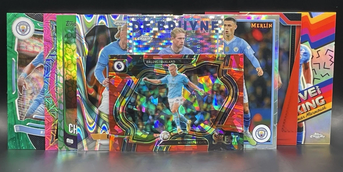 2024-25 Topps Chrome UEFA, Finest, &amp; Panini - MANCHESTER CITY
