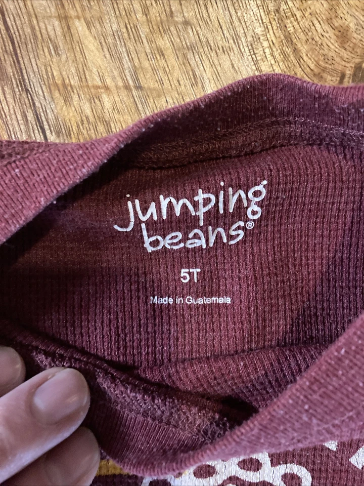 Pantalones de pijama TEA COLLECTION para niños talla 6, camisas de manga larga talla 5 Foto 4 de 4