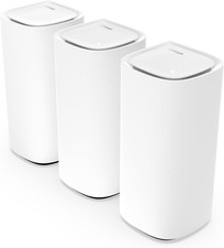 Linksys Velop Pro 6E Tri-Band Mesh WiFi System 3 Pack AXE5400 Large Area Coverag