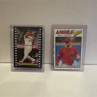 2026 Topps Heritage Lot (2) Mike Trout Angels Baseball Cards Trout Deckle Cut