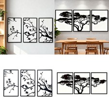 3-teiliges modernes Wanddekor-Ornament f&uuml;r Arbeitszimmer, Badezimmer und