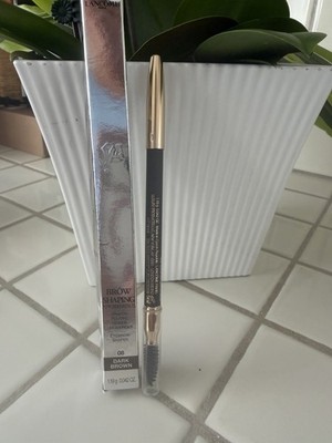 Lancôme Brow Shaping Powdery Pencil #8 Eyebrow Shaper Dark Brown 0.042 oz