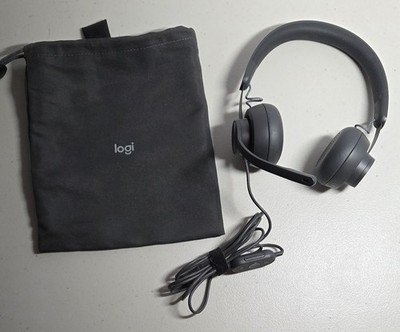 Logitech Zone Wired A00100 USB-C Headset with USB-A Adapter Works Ships Fast!!!