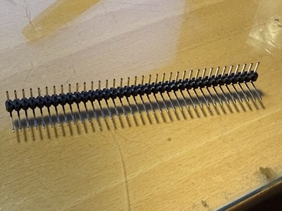 36 Pin 2.54mm Right Angle Single Row Male Pin Header Connector - 90 deg