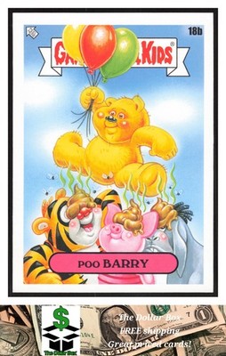 2022 Topps Garbage Pail Kids: Book Worms #18b Poo Barry
