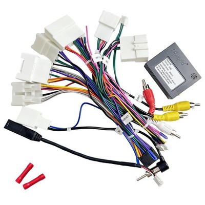 JBL Radio Harness Adapter for Toyota with SWC Reverse Cable, 16Pin Wiring Harnes