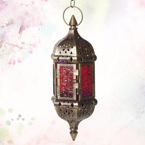 1PC European Style Iron Art Candle Holder Candle Stick Morocco Wind Lamp - Picture 10 of 11