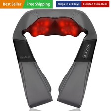 Nekteck Shiatsu Neck Massager with Heat for Pain Relief Deep Tissue, Valentines