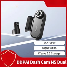 Dash Cam N5 Dual Front and Rear 4K Ultra HD Resolution Dash Camera Night Record