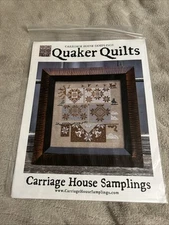 Carriage House Samplings Cross Stitch Chart Quaker Quilts