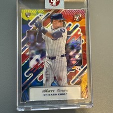 Matt Shaw 2025 Topps Pristine Rookie Encased /10