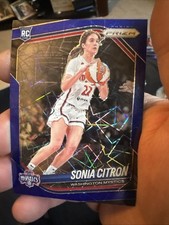 2025 WNBA PRIZM SONIA CITRON RC BLUE LAZER PRIZM SP #122 Rookie