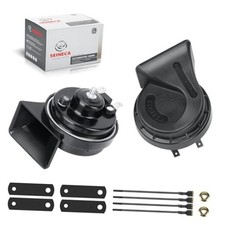 Car Horn 12V Loud Dual-Tone Electric Snail Horn Kit Universal Fit  12v Auto