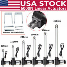 Electric 6000N Linear Actuator 1320lbs DC Motor Brackets RV Auto Car Lifting DO