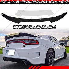 V3 Style Spoiler Wicker Bill For Dodge Charge...