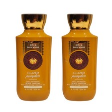 SET OF 2 NEW Bath  Body Works Glazed Pumpkin Body Lotion, 8 oz