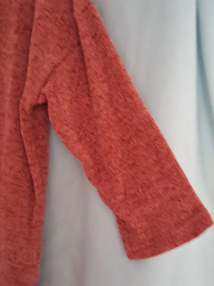 Size 14 Ladies Orange Jumper By Tu - Image 4 of 4